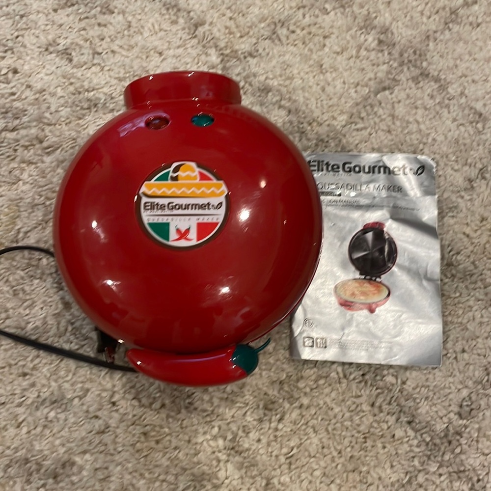 ELITE GOURMET 8” QUESADILLA MAKER